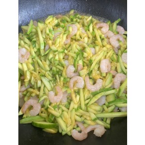 애호박새우볶음